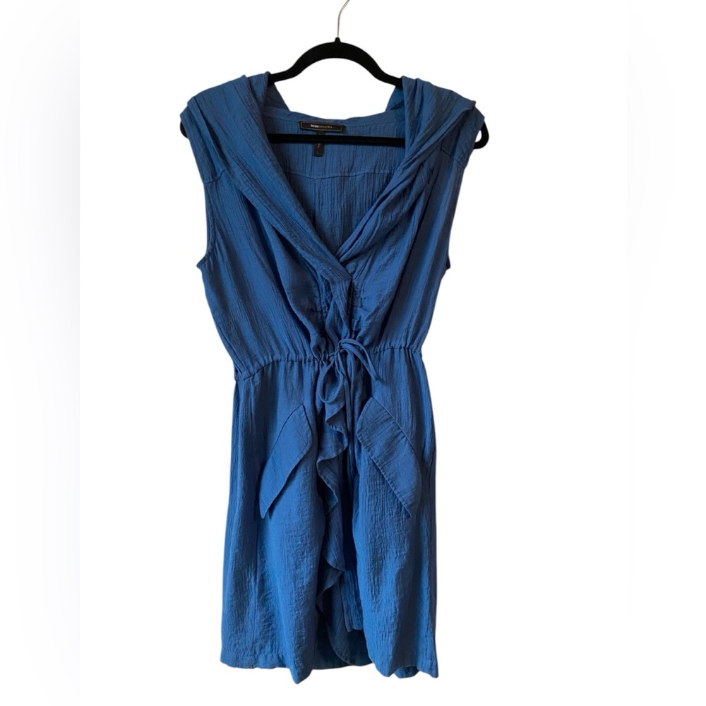 BCBGMaxAzria Blue Sleeveless Dress